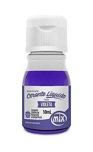 LÍQUIDO - MISTURA DE CORANTES ARTIFICIAIS PARA FINS ALIMENTÍCIOS VIOLETA MIX 10ML