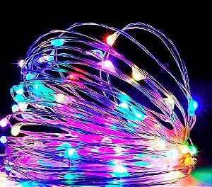 LUZ DE FADA COLORIDA 3 METROS