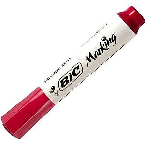 MARCADOR PARA QUADRO BRANCO BIC-RECARREGAVEL VERMELHO