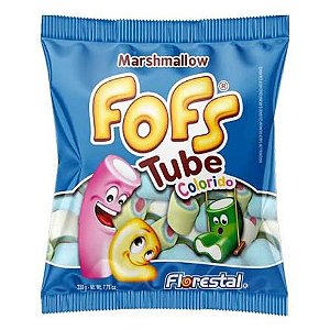 MARSHMALLOW FOFS TUBE COLORIDO 220G FLORESTAL