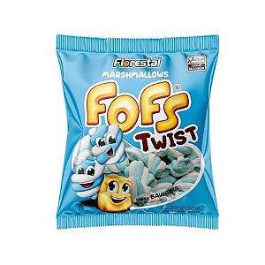 MARSHMALLOW FOFS TWIST AZUL E BRANCO 220G FLORESTAL