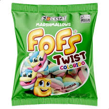 MARSHMALLOW FOFS TWIST COLORIDO 220G FLORESTAL