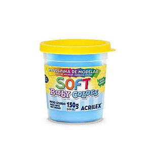 MASSA DE MODELAR 150G AZUL BEBE SOFT ACRILEX