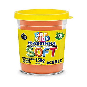 MASSA DE MODELAR 150G LARANJA SOFT ACRILEX