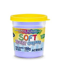 MASSA DE MODELAR 150G LILAS BEBE SOFT ACRILEX
