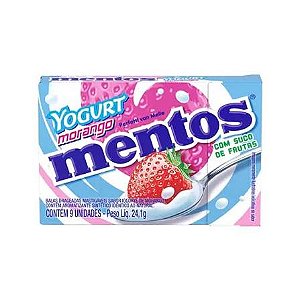 MENTOS SLIM YOGURT MORANGO PERFETTI 24,1G