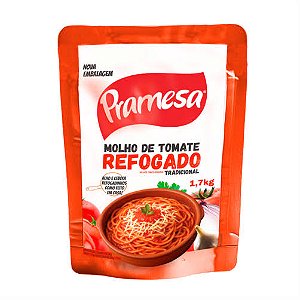 MOLHO DE TOMATE REFOGADO PRAMESA POUCH 1,7KG