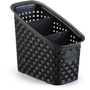 ORGANIZADOR RATTAN MULTIUSO PRETO NITRON