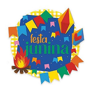 PAINEL JUNINA FESTA ARRAIA 44X55 CM UNICA