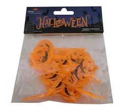 PALITO DECORATIVO ABOBORA HALLOWEEN PCT C/ 12 UN LARANJA