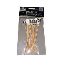 PALITO DECORATIVO CRANIO HALLOWEEN PCT C/ 12 UN