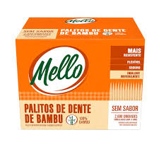 PALITO DENTE BAMBU SACHE MELLO CX. 2000 SACHE
