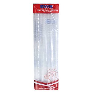 PALITOS P/ PIRULITO GRANDE CRISTAL PCT C/50 UN BWB