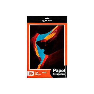 PAPEL FOTO BRILHO A4 230GM2 PCT/50F LETRON