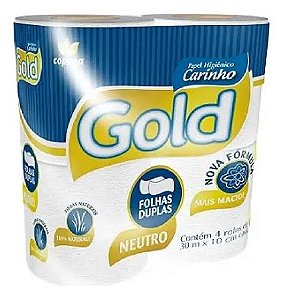 PAPEL HIGIENICO CARINHO GOLD FOLHA DUPLA 30M