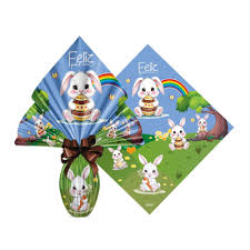 PASCOA PRATIC 24X24 BOSQUE DO COELHO AZUL
