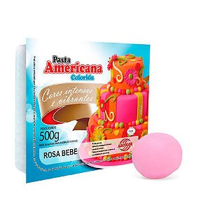 PASTA AMERICANA ARCOLOR-500G ROSA BEBE