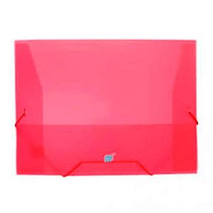 PASTA PVC C/ELASTICO 2CM VERMELHO REF 502