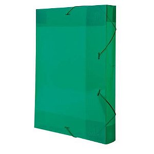 PASTA PVC COM ELASTICO DAC-OFICIO 4CM VERDE REF 504