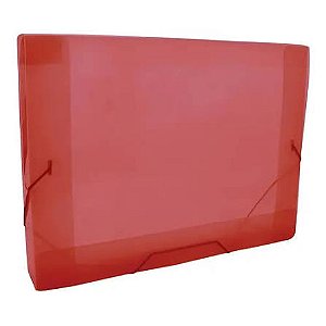 PASTA PVC COM ELASTICO DAC-OFICIO 4CM VERMELHO 504