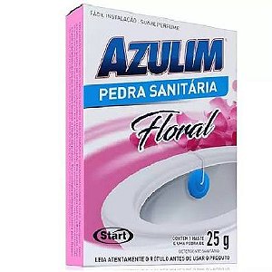 PEDRA SANITARIA 25G FLORAL AZULIM