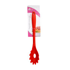 PEGADOR DE MASSAS DE SILICONE 28,5CM X 5,2CM  VERMELHO EM CASA TEM