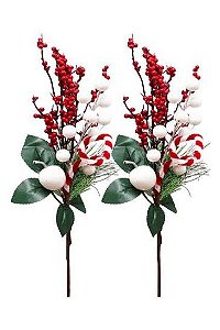 PICK BERRIES DECOR LUXO SORT ISO 10X26CM