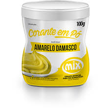 PÓ - CORANTE ARTIFICIAL PARA FINS ALIMENTÍCIOS AMARELO DAMASCO MIX 100G