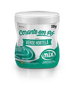 PO - CORANTE ARTIFICIAL PARA FINS ALIMENTÍCIOS VERDE HORTELA MIX 100G