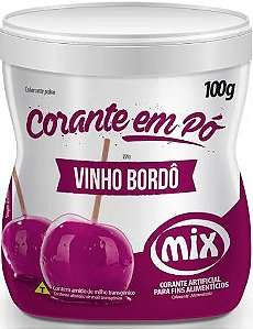 PO - CORANTE ARTIFICIAL PARA FINS ALIMENTICIOS VINHO BORDO 100G