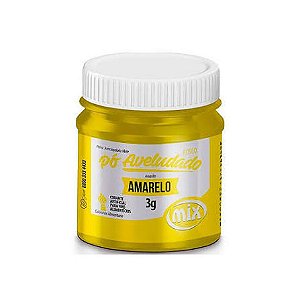 PÓ CORANTE ARTIFICIAL PARA FINS ALIMENTÍCIOS AMARELO PÓ FOSCO AVELUDADO 3G MIX