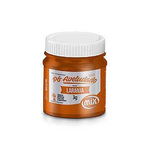 PÓ CORANTE ARTIFICIAL PARA FINS ALIMENTÍCIOS LARANJA PÓ FOSCO AVELUDADO 3G MIX