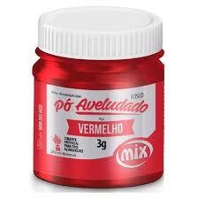 PÓ CORANTE ARTIFICIAL PARA FINS ALIMENTÍCIOS VERMELHO PÓ FOSCO AVELUDADO 3G MIX