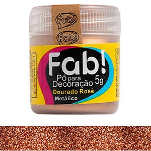 PO P/ DECORACAO DOURADO ROSE 5G FAB