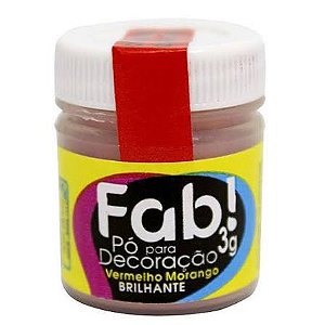PO P/ DECORACAO VERMELHO RUBI 3G FAB