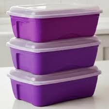 POTE RETANGULAR C/TAMPA ROXO 5L PLASTJET
