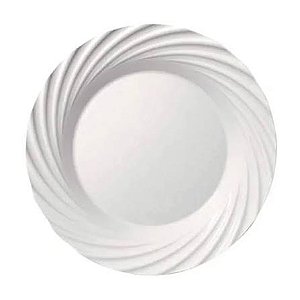 PRATO RASO 26 CM JASMIN OPALINE NADIR