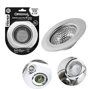 RALO EM ACO INOX PARA PIA 9CM AMIGOLD