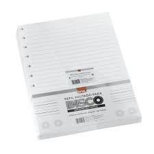 REFIL MIOLO BRANCO DISCO272 X 200 - 40FLS (CADERNO INTELIGENTE)