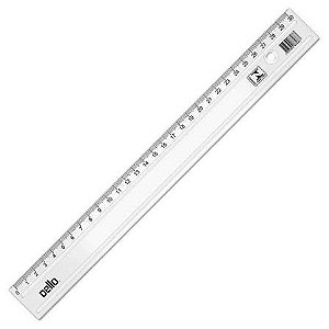 REGUA 30CM DELLO-LARGA