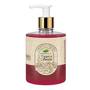 SABONETE AMAZONIA AROMAS 500ML CEREJA E AVELA