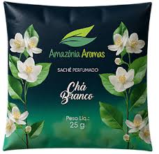 SACHE PERFUMADO AMAZONIA AROMAS 25G CHA BRANCO