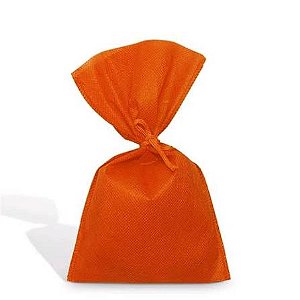 SACO SURPRESA TNT 14X23 C/FITA C/10 UNDS LARANJA