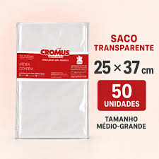 SACO TRANSP CROMUS 25X37 PT C/50 UN
