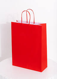 SACOLA (SOS) PRESENTE VERMELHA PREMIUM M 31X26X13