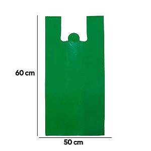 SACOLA PRESERVE A NATUREZA VERDE RJ 50X60 (FONTE RENOVAVEL)