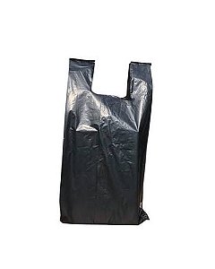 SACOLA PRETA 30X45 PACKFORT