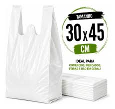 SACOLA REFORÇADA ALTAFLEX BRANCA - 30X45