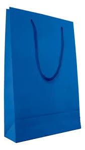SACOLA SURPRESA COR: LISO AZUL 23X6X16 TEMA FESTAS
