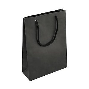 SACOLA SURPRESA COR: LISO PRETO 23X6X16 TEMA FESTAS